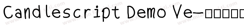 Candlescript Demo Ve字体转换